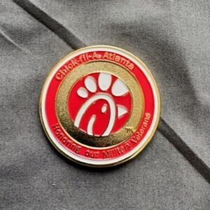 Chick-fil-A Atlanta Honoring Our Military Veterans Medallion POW Courage